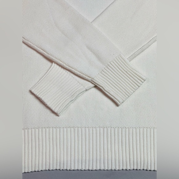 Matty M Cream Crewneck Knit Sweater Size Large NWOT - Picture 4 of 5